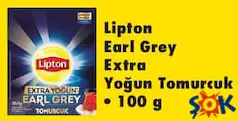 LİPTON EARL GREY EXTRA YOĞUN TOMURCUK 100 G